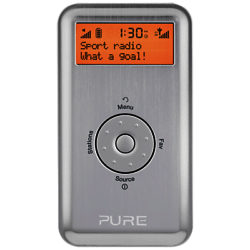 Pure Move 2500 DAB/FM Personal Stereo Radio Silver